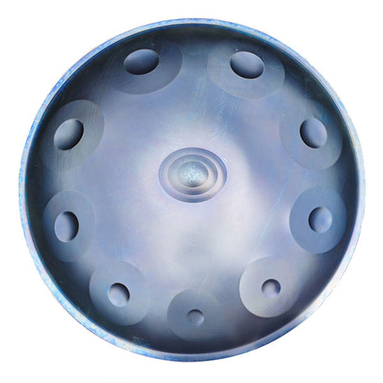 Handpan, gamme c# annaziska , frequence 432hz, frequence 440hz, hang drum, hang, bleu